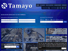 Tablet Screenshot of desguaces-tamayo.com